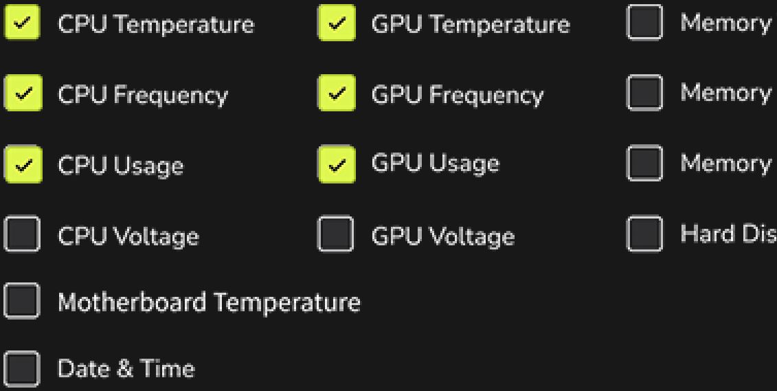 System Information Display