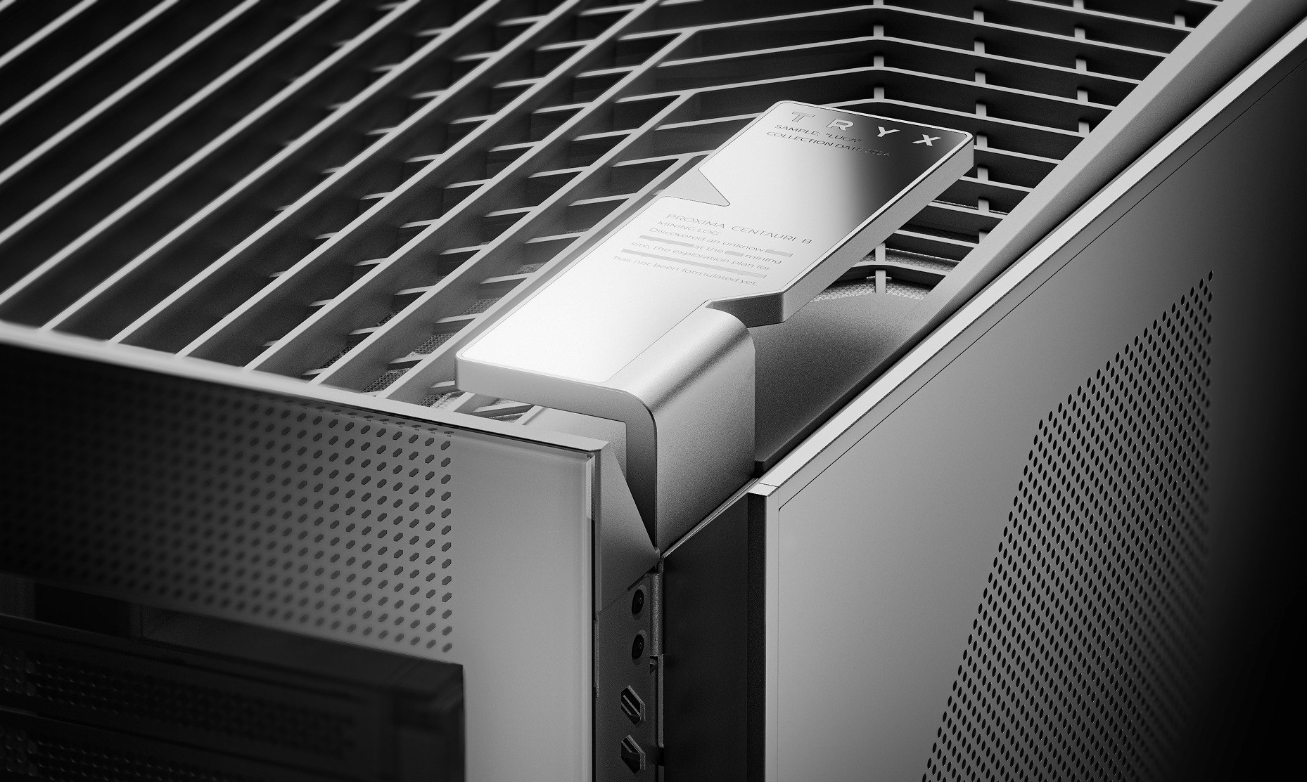 Refined Aluminum Handle 
With TRYX Themed Nameplate